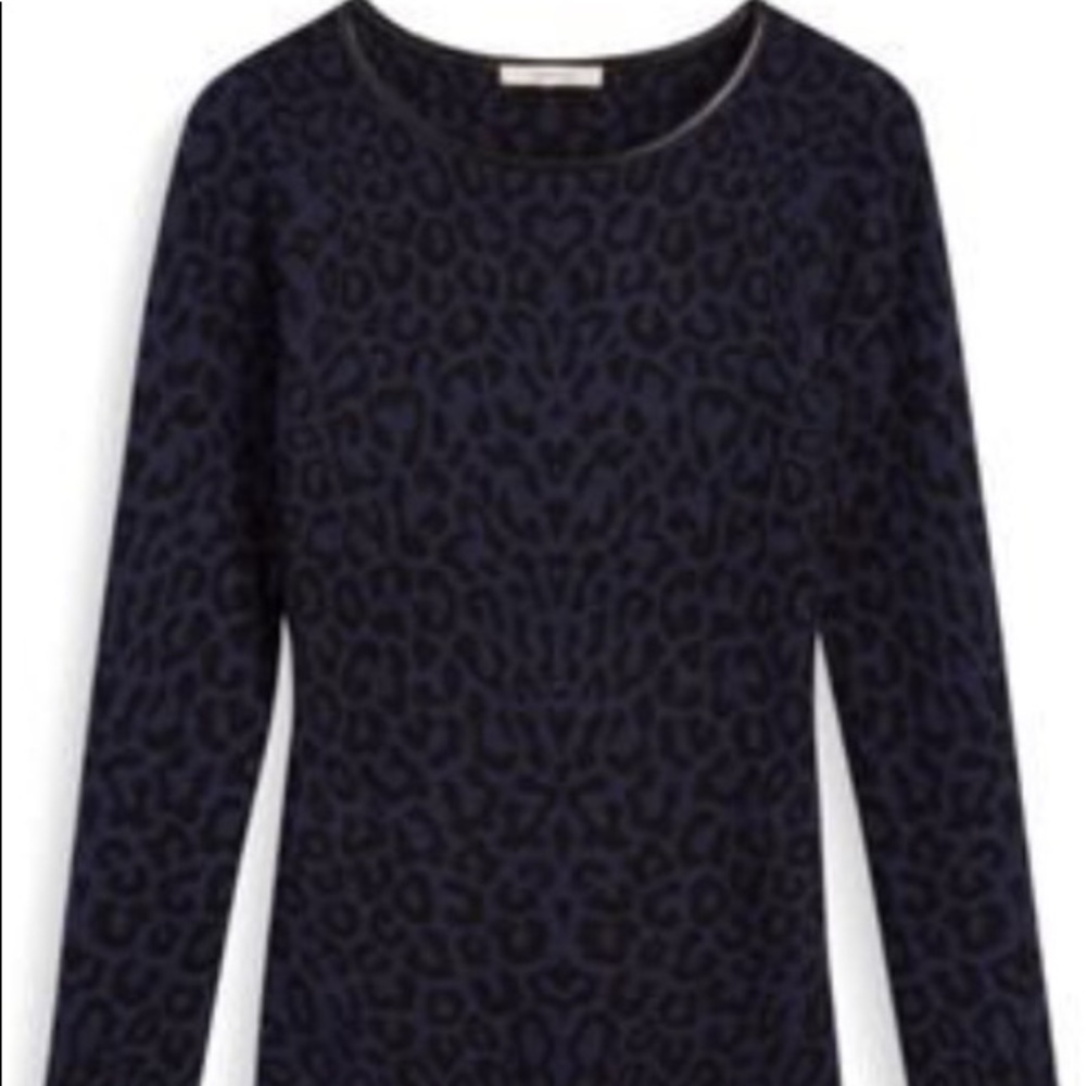 41 Hawthorn Trixie Leopard Print Pullover Sweater